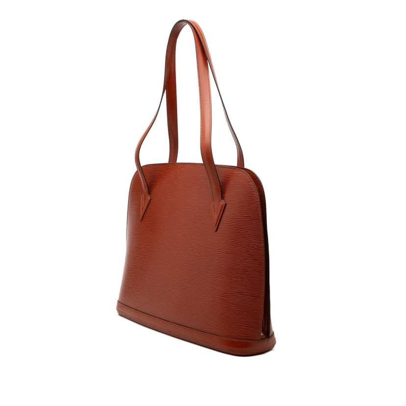 Louis Vuitton Epi Lussac Brown Leather Very good condition - Back View