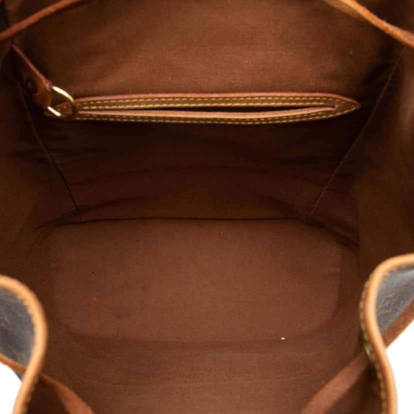 Louis Vuitton Monogram Montsouris PM Brown Very good condition - Model View