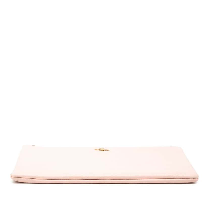 Gucci Calfskin Blind For Love Clutch Pink Leather Very good condition - Inside View