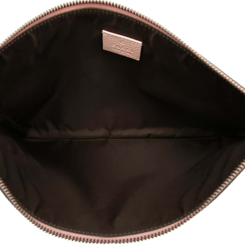 Gucci Calfskin Blind For Love Clutch Pink Leather Very good condition - Model View