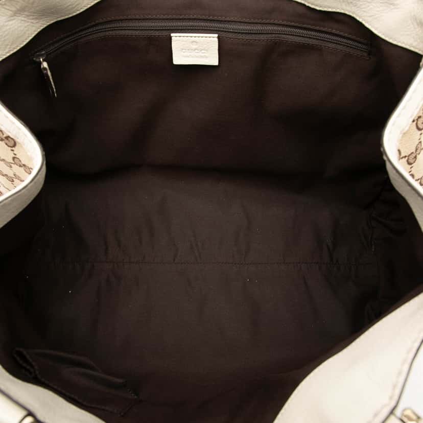 Gucci GG Canvas Web New Ladies Tote Beige Very good condition - Model View