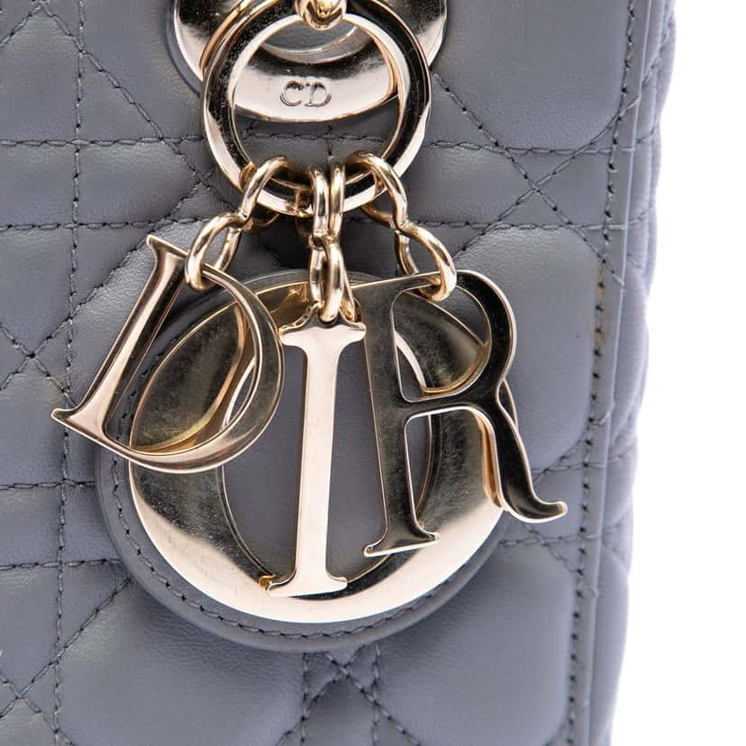 Dior Small Lambskin Cannage My ABCDior Lady Dior Other Leather Very good condition - Box View