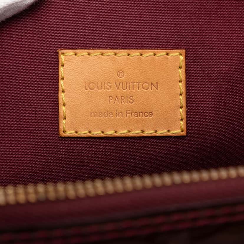 Louis Vuitton Monogram Vernis Alma PM Red Leather Very good condition - Box View
