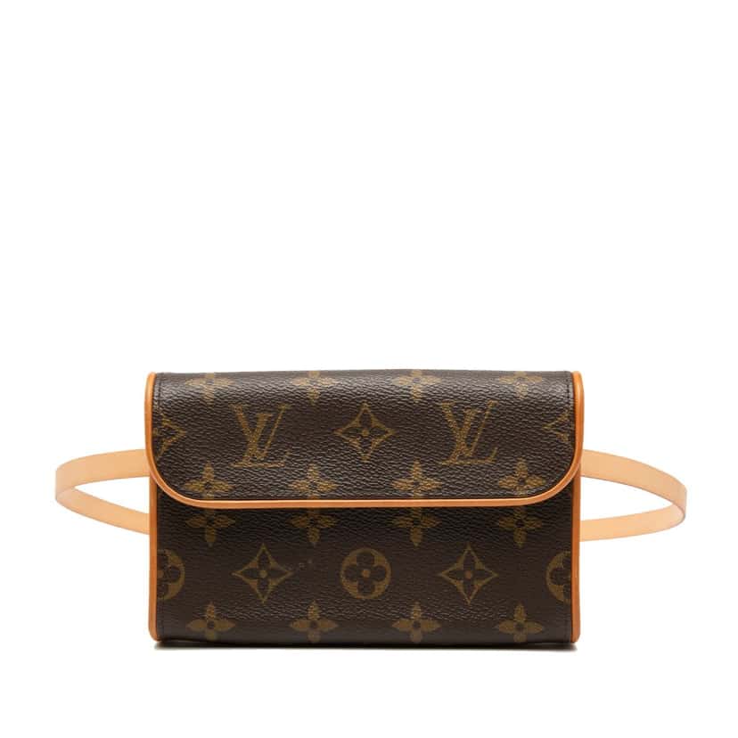 Louis Vuitton Monogram Pochette Florentine Brown Very good condition - Front View