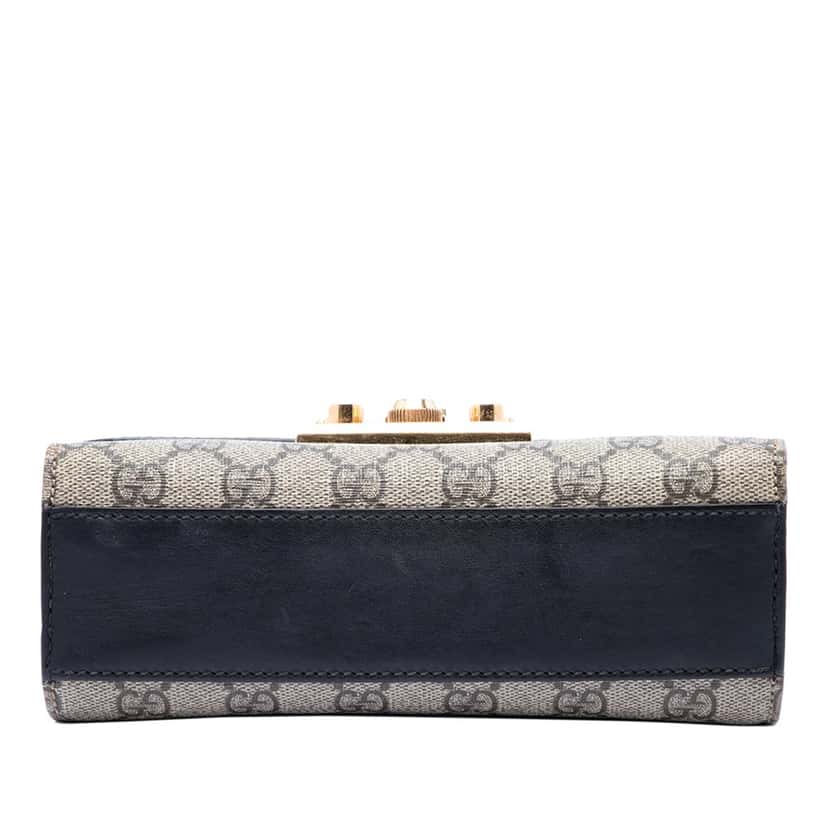Gucci Small GG Supreme Padlock Crossbody Beige Very good condition - Inside View