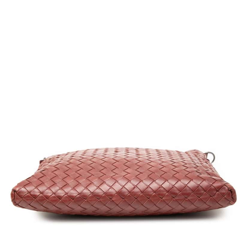 Bottega Veneta Nappa Intrecciato VN Crossbody Red Leather Very good condition - Inside View