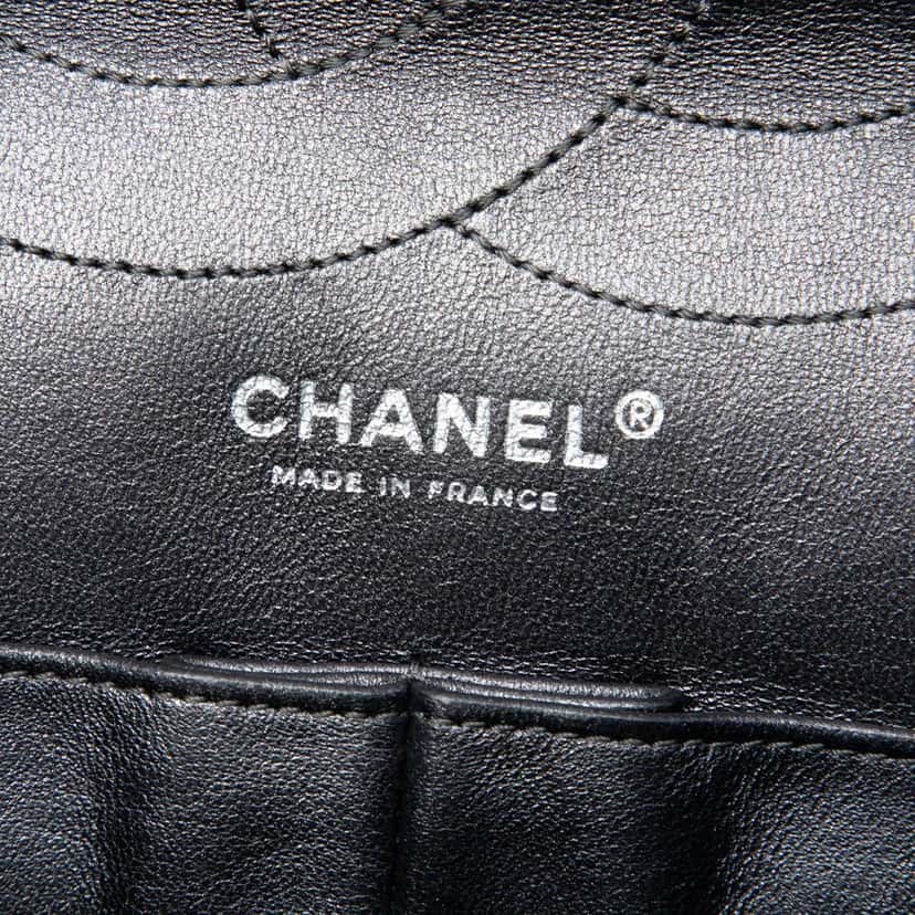 Chanel Metallic Aged Calfskin Reissue 2.55 Double Flap 227 Gold Leather Very good condition - Box View
