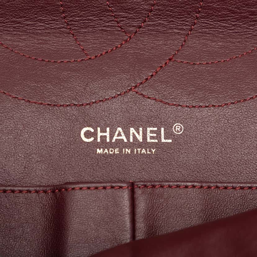 Chanel Quilted Aged Calfskin Reissue 2.55 Double Flap 227 Black Leather Very good condition - Box View