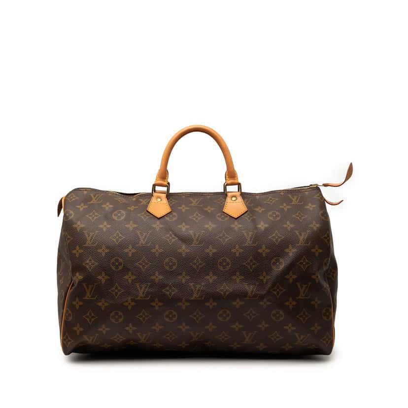 Louis Vuitton Monogram Speedy 40 Brown Very good condition - Front View