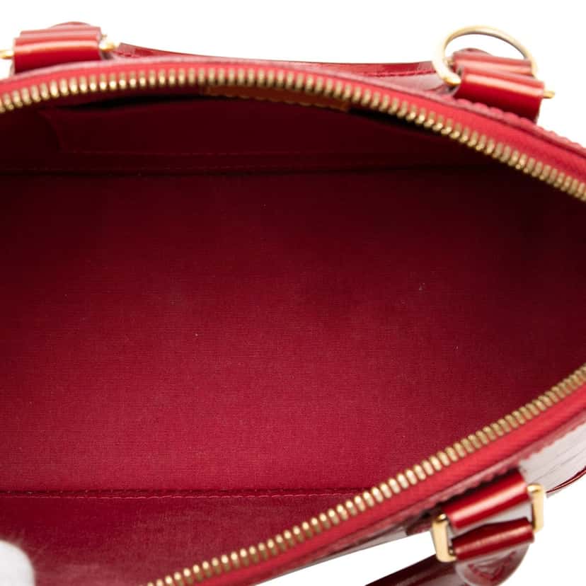 Louis Vuitton Monogram Vernis Alma BB Red Leather Very good condition - Model View