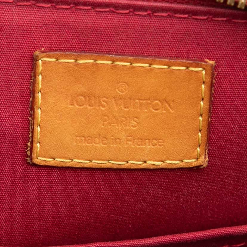 Louis Vuitton Monogram Vernis Alma BB Red Leather Very good condition - Box View