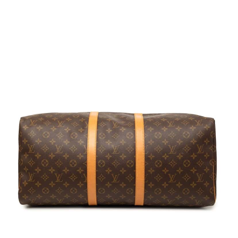 Louis Vuitton Monogram Keepall 55 Brown Good condition - Inside View