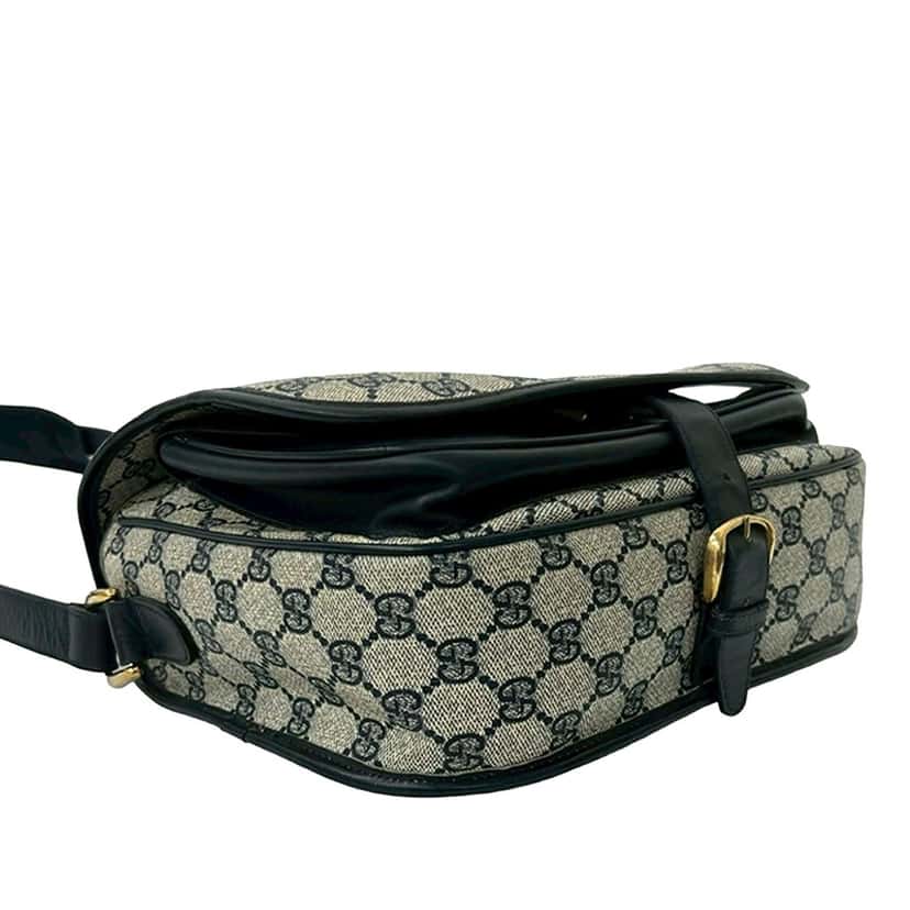 Gucci GG Supreme Horsebit Web Crossbody Beige Very good condition - Model View
