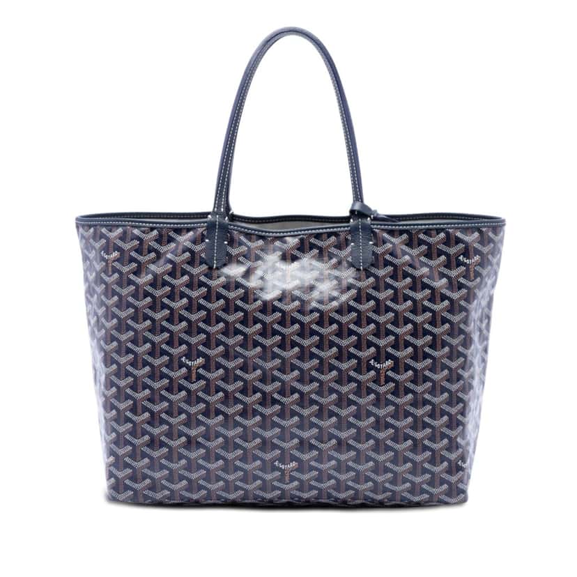 Goyard Goyardine Saint Louis PM Blue Very good condition - Front View