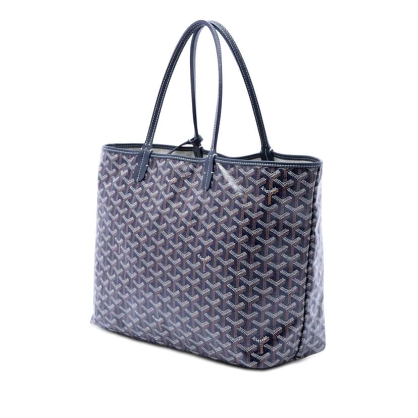 Goyard Goyardine Saint Louis PM Blue Very good condition - Back View