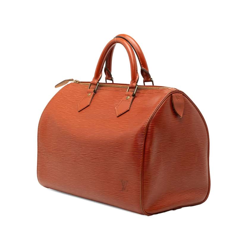 Louis Vuitton Epi Speedy 30 Brown Leather Very good condition - Back View