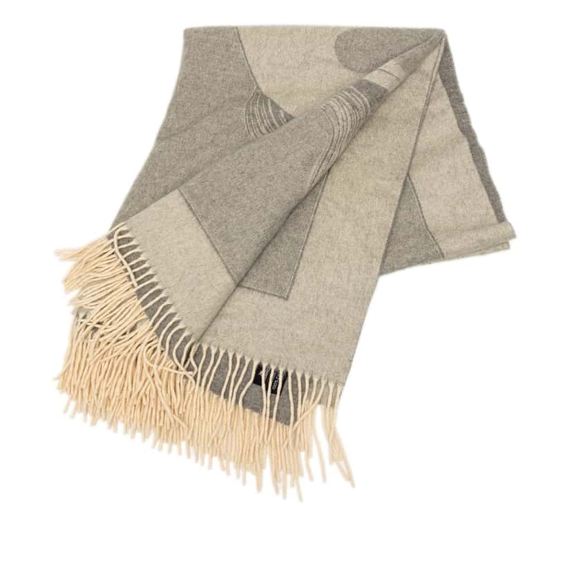 Hermès Cashmere Cheval Blanket Other Very good condition - Back View