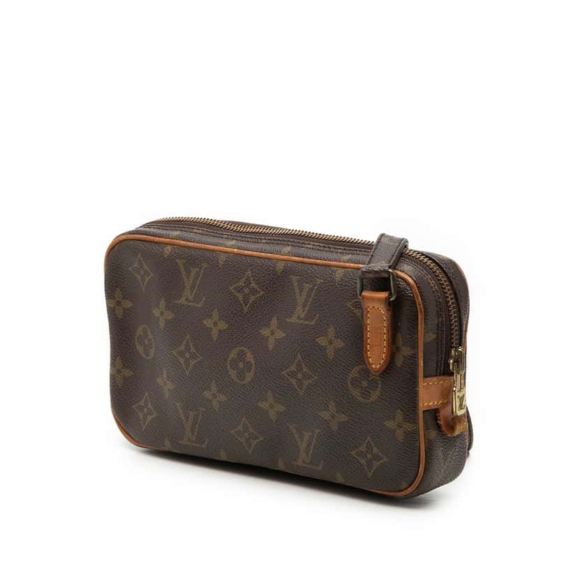 Louis Vuitton Monogram Pochette Marly Bandouliere Brown Very good condition - Back View