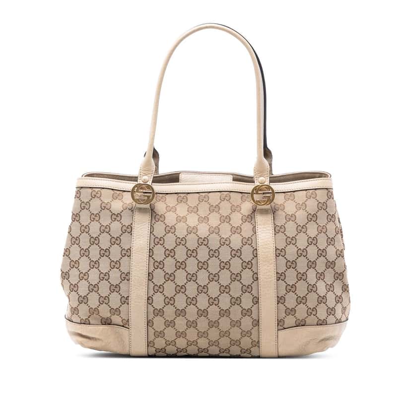 Gucci GG Canvas Miss GG Tote Beige Very good condition - Front View
