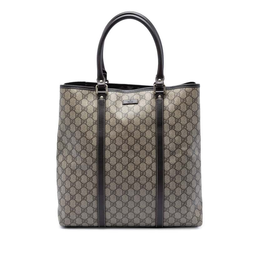 Gucci GG Supreme Joy Vertical Tote Beige Very good condition - Front View