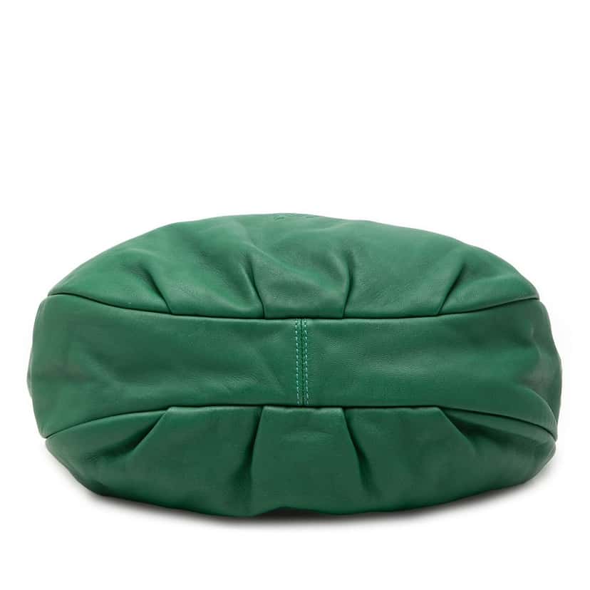 LOEWE Nappa Anagram Tassel Hobo Green Leather Very good condition - Inside View