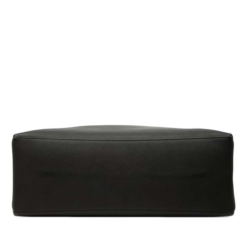 Louis Vuitton Leather Lockme Shopper Tote Black Leather Very good condition - Inside View