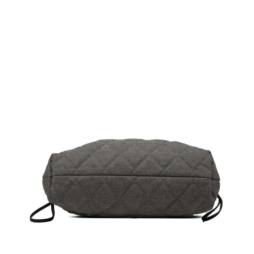 Chanel Medium Quilted Denim Bon Bon Tote Other Very good condition - Inside View
