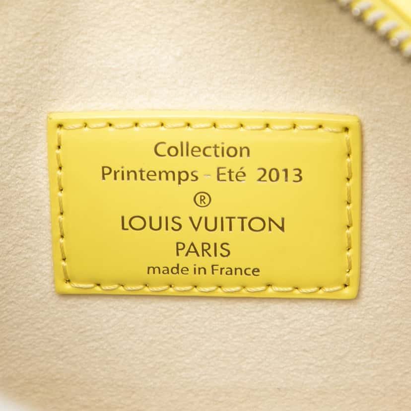 Louis Vuitton Damier Facette Speedy Cube PM Yellow Leather Very good condition - Box View