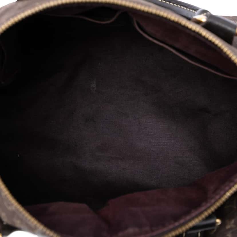 Louis Vuitton Monogram Mini Lin Speedy Bandouliere 30 Brown Very good condition - Model View