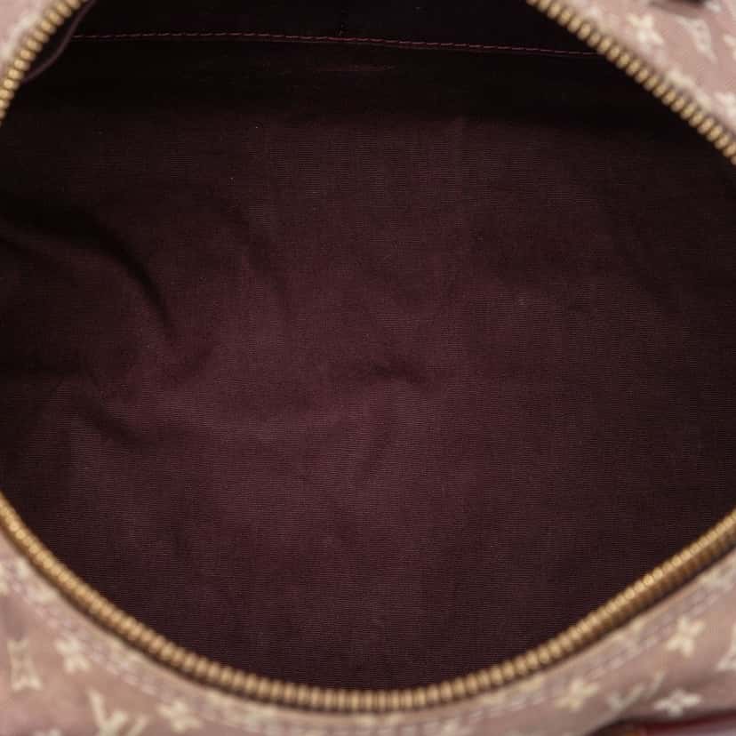 Louis Vuitton Monogram Mini Lin Speedy Bandouliere 30 Red Very good condition - Model View