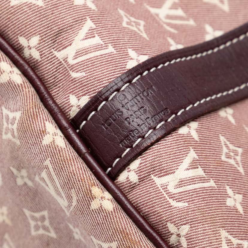 Louis Vuitton Monogram Mini Lin Speedy Bandouliere 30 Red Very good condition - Box View