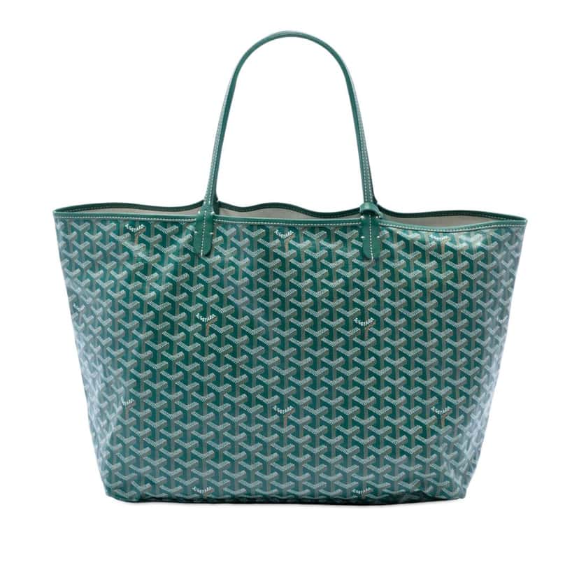 Goyard Goyardine Saint Louis GM Green Very good condition - Front View