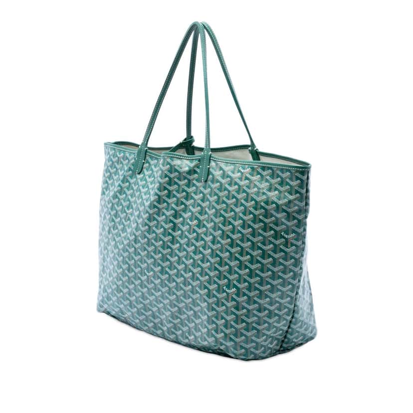 Goyard Goyardine Saint Louis GM Green Very good condition - Back View