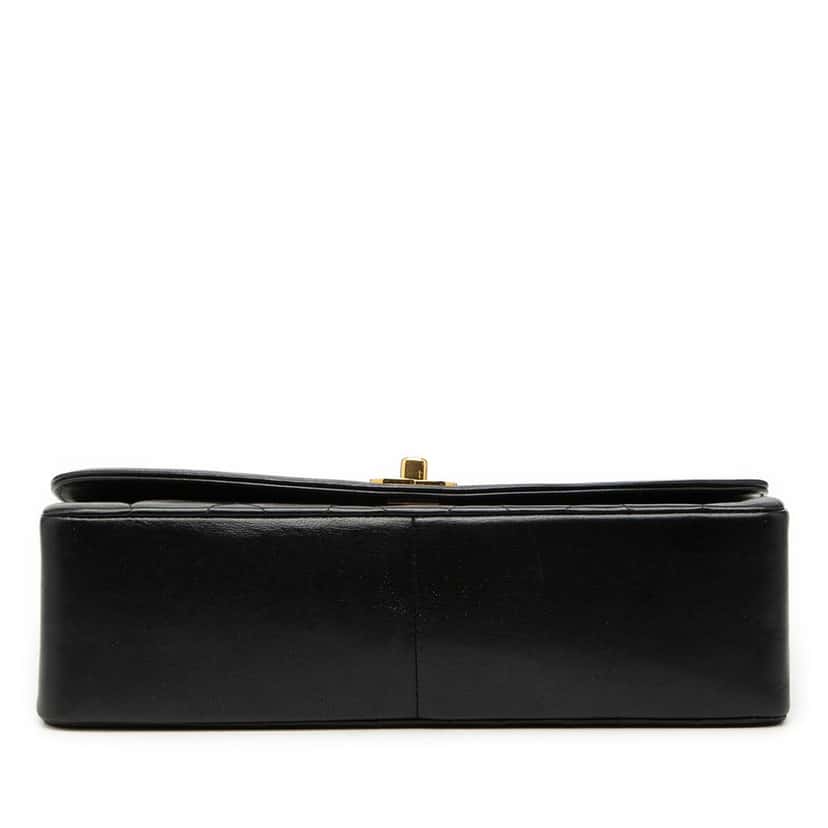 Chanel Medium Lambskin Diana Flap Black Leather Good condition - Inside View