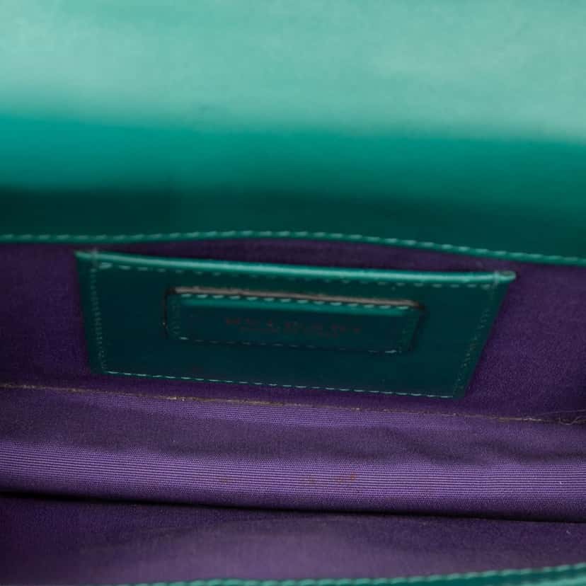 Bvlgari Leather Serpenti Forever Crossbody Green Leather Very good condition - Model View