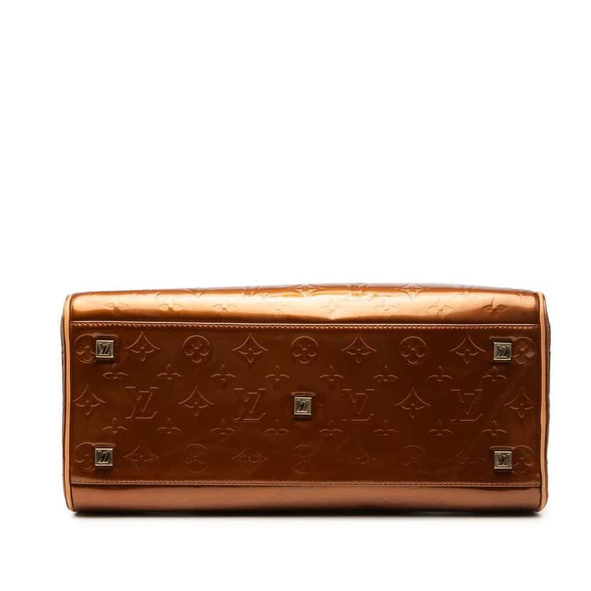 Louis Vuitton Monogram Vernis Tompkins Square Brown Leather Good condition - Inside View