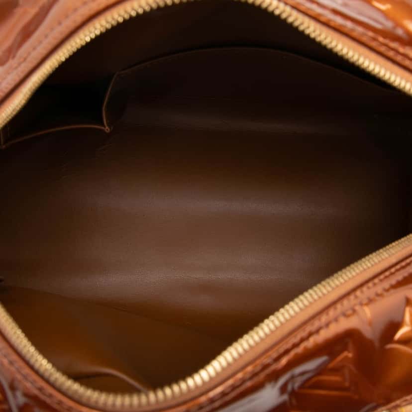 Louis Vuitton Monogram Vernis Tompkins Square Brown Leather Good condition - Model View