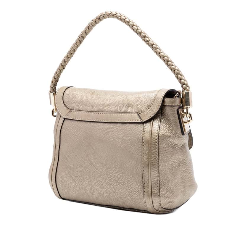 Gucci Leather Bella Satchel Gold Leather Very good condition - Back View