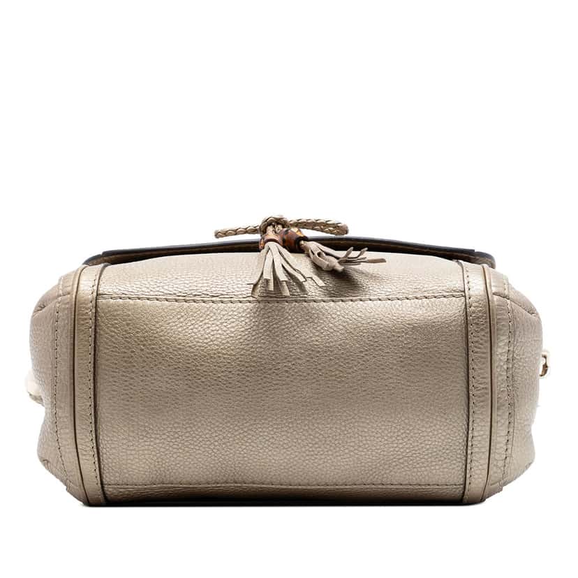 Gucci Leather Bella Satchel Gold Leather Very good condition - Inside View