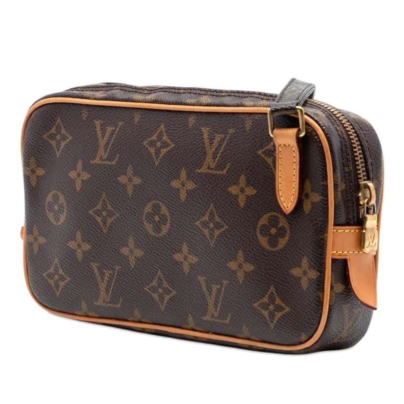 Louis Vuitton Monogram Pochette Marly Bandouliere Brown Very good condition - Back View