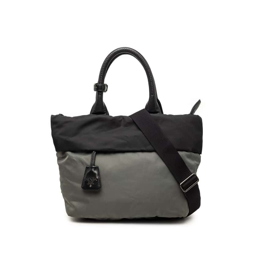 Prada Bicolor Tessuto Reversible Tote Other Very good condition - Front View