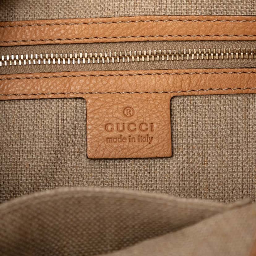 Gucci GG Canvas Marrakech Shoulder Bag Beige Very good condition - Box View