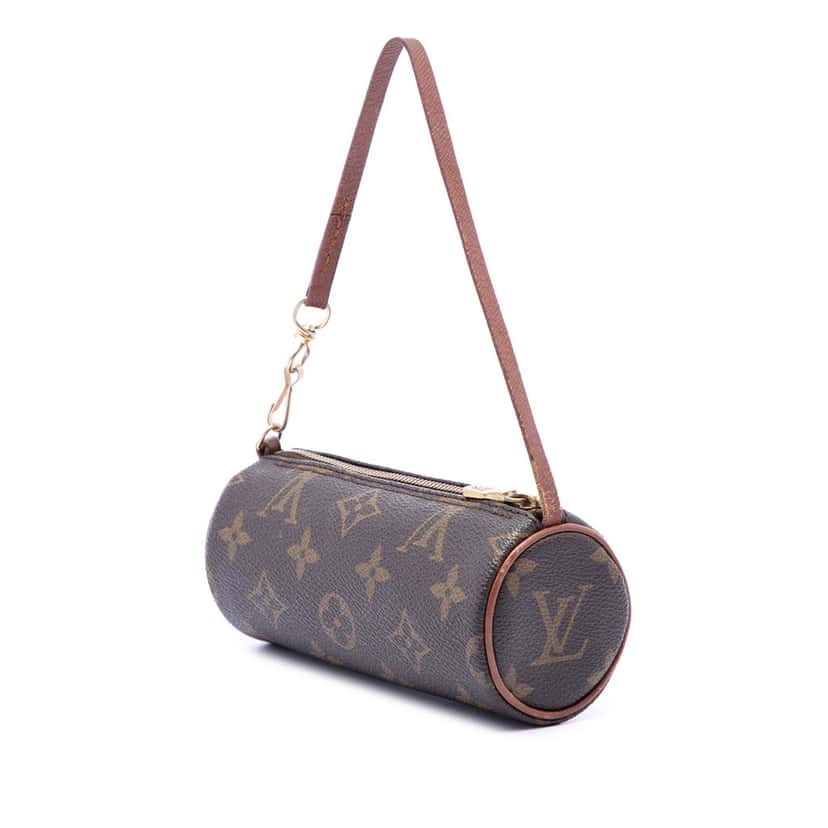 Louis Vuitton Monogram Papillon Pochette Brown Very good condition - Back View