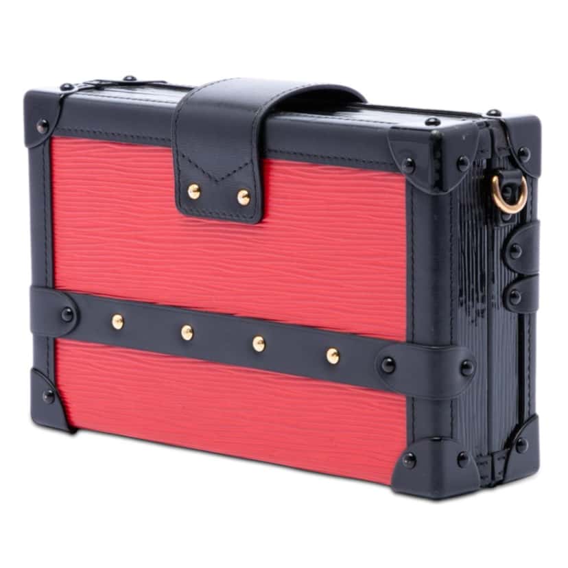 Louis Vuitton Epi Petit Malle Red Leather Very good condition - Back View