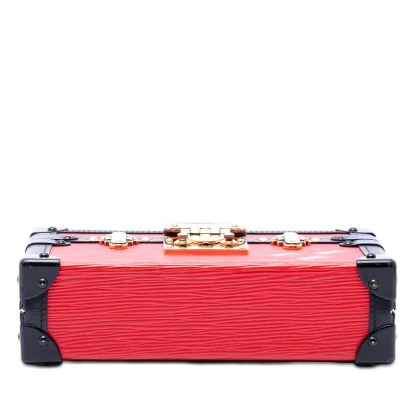 Louis Vuitton Epi Petit Malle Red Leather Very good condition - Inside View