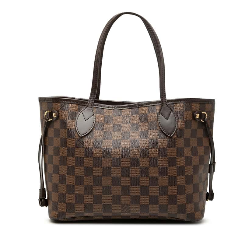 Louis Vuitton Damier Ebene Neverfull PM Brown Very good condition - Front View