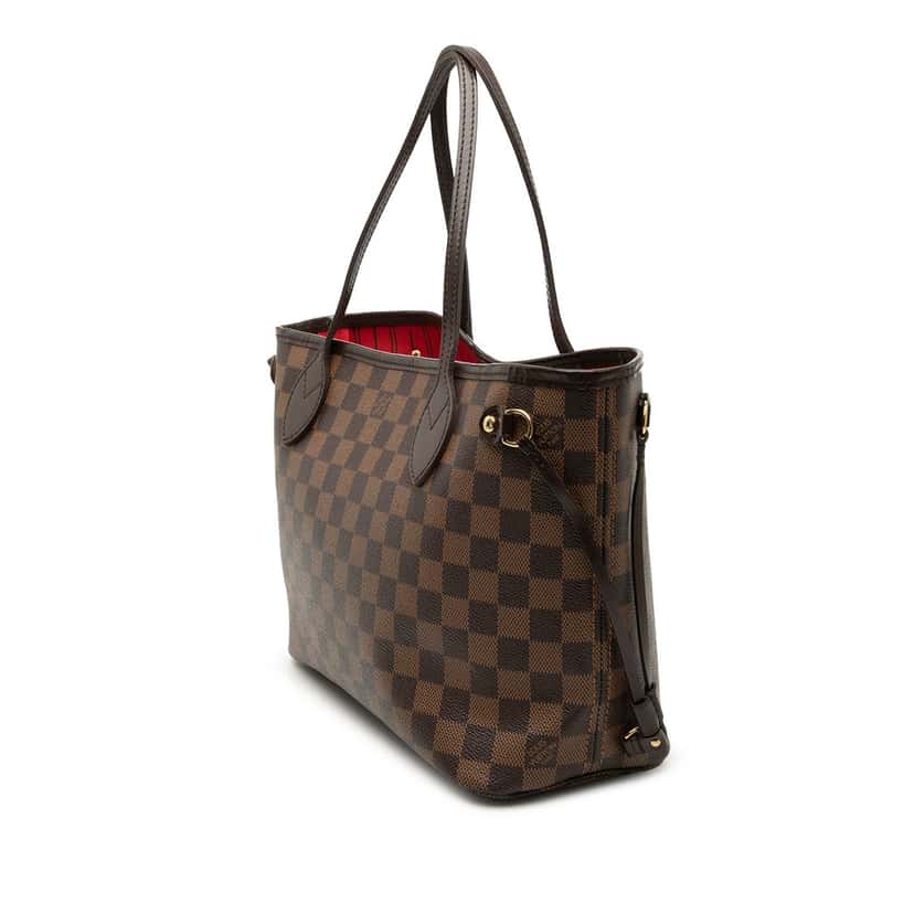 Louis Vuitton Damier Ebene Neverfull PM Brown Very good condition - Back View
