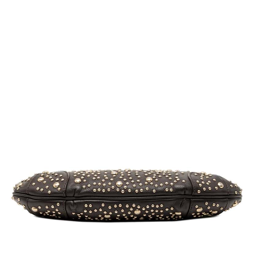 Burberry Studded Calfskin Cadet Satchel Black Leather Very good condition - Inside View