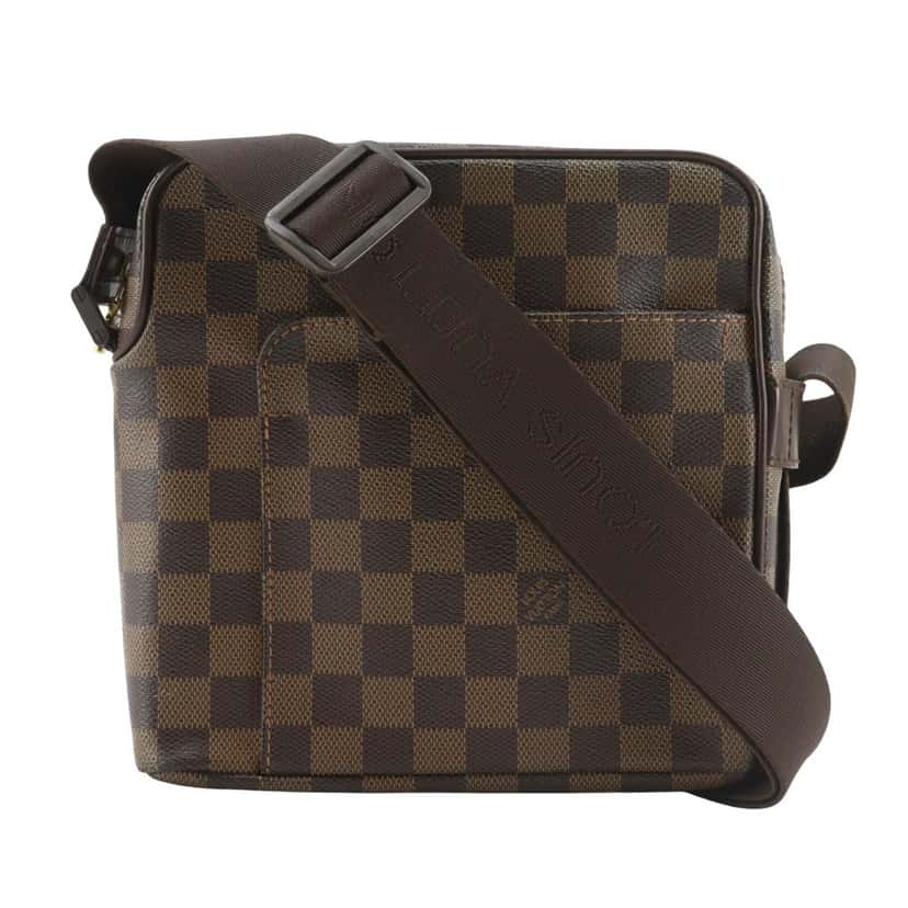 Louis Vuitton Damier Ebene Olav PM Brown Very good condition - Front View