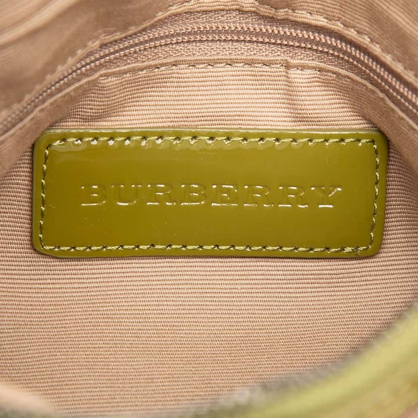 Burberry Supernova Check Coated Canvas Dryden Crossbody Beige Very good condition - Box View